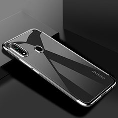 Ultra-thin Transparent TPU Soft Case Cover H01 for Oppo A8 Silver