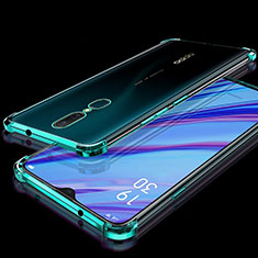 Ultra-thin Transparent TPU Soft Case Cover H01 for Oppo A9 Green