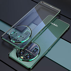 Ultra-thin Transparent TPU Soft Case Cover H01 for Oppo Find X6 5G Green