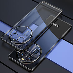 Ultra-thin Transparent TPU Soft Case Cover H01 for Oppo Find X6 Pro 5G Black
