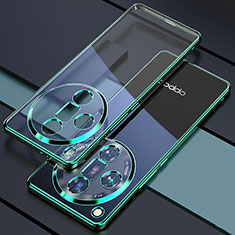 Ultra-thin Transparent TPU Soft Case Cover H01 for Oppo Find X7 Ultra 5G Green