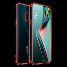 Ultra-thin Transparent TPU Soft Case Cover H01 for Oppo K3 Red