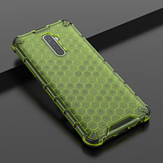 Ultra-thin Transparent TPU Soft Case Cover H01 for Oppo Reno Ace Green