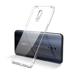 Ultra-thin Transparent TPU Soft Case Cover H01 for Oppo Reno Clear