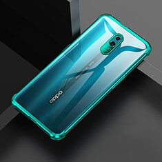 Ultra-thin Transparent TPU Soft Case Cover H01 for Oppo Reno Green