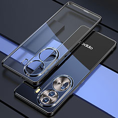 Ultra-thin Transparent TPU Soft Case Cover H01 for Oppo Reno11 Pro 5G Black