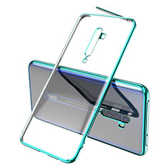Ultra-thin Transparent TPU Soft Case Cover H01 for Oppo Reno2 Green