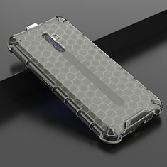 Ultra-thin Transparent TPU Soft Case Cover H01 for Oppo Reno2 Z Gray