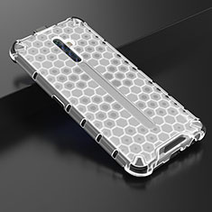 Ultra-thin Transparent TPU Soft Case Cover H01 for Oppo Reno2 Z White