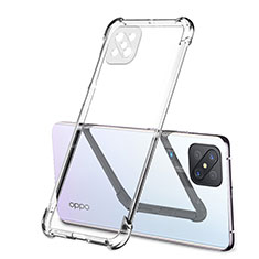 Ultra-thin Transparent TPU Soft Case Cover H01 for Oppo Reno4 Z 5G Clear