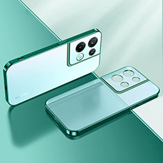 Ultra-thin Transparent TPU Soft Case Cover H01 for Oppo Reno8 5G Green
