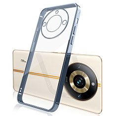 Ultra-thin Transparent TPU Soft Case Cover H01 for Realme 11 Pro 5G Blue