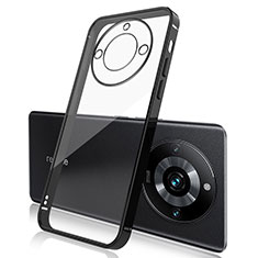 Ultra-thin Transparent TPU Soft Case Cover H01 for Realme 11 Pro+ Plus 5G Black