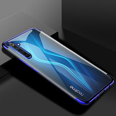 Ultra-thin Transparent TPU Soft Case Cover H01 for Realme 6 Pro Blue