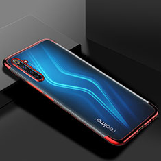 Ultra-thin Transparent TPU Soft Case Cover H01 for Realme 6 Pro Red