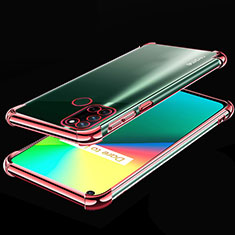 Ultra-thin Transparent TPU Soft Case Cover H01 for Realme 7i Rose Gold