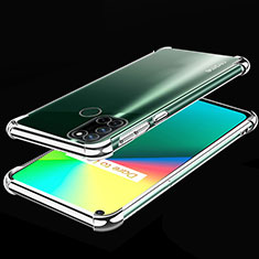 Ultra-thin Transparent TPU Soft Case Cover H01 for Realme 7i Silver