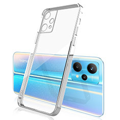 Ultra-thin Transparent TPU Soft Case Cover H01 for Realme 9 5G Silver