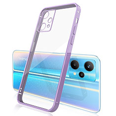 Ultra-thin Transparent TPU Soft Case Cover H01 for Realme 9 Pro 5G Purple