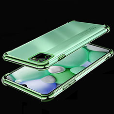 Ultra-thin Transparent TPU Soft Case Cover H01 for Realme C11 Green