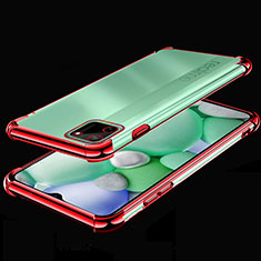 Ultra-thin Transparent TPU Soft Case Cover H01 for Realme C11 Red