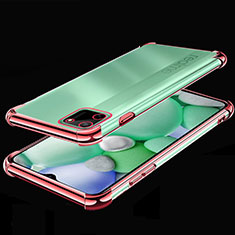 Ultra-thin Transparent TPU Soft Case Cover H01 for Realme C11 Rose Gold