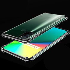 Ultra-thin Transparent TPU Soft Case Cover H01 for Realme C17 Black