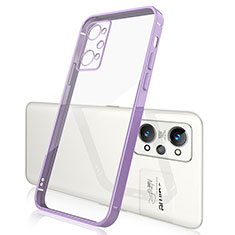Ultra-thin Transparent TPU Soft Case Cover H01 for Realme GT Neo 3T 5G Purple
