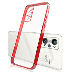 Ultra-thin Transparent TPU Soft Case Cover H01 for Realme GT Neo 3T 5G Red