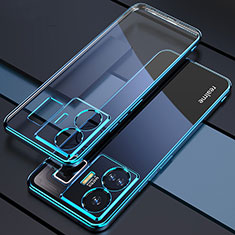 Ultra-thin Transparent TPU Soft Case Cover H01 for Realme GT Neo5 5G Blue