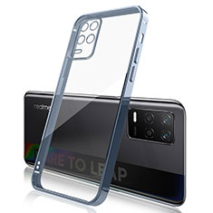 Ultra-thin Transparent TPU Soft Case Cover H01 for Realme Q3 5G Blue