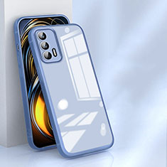 Ultra-thin Transparent TPU Soft Case Cover H01 for Realme Q3 Pro 5G Blue