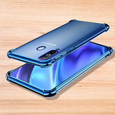 Ultra-thin Transparent TPU Soft Case Cover H01 for Samsung Galaxy A8s SM-G8870 Blue