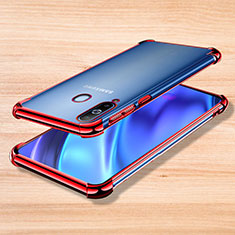 Ultra-thin Transparent TPU Soft Case Cover H01 for Samsung Galaxy A8s SM-G8870 Red