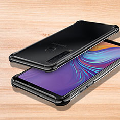 Ultra-thin Transparent TPU Soft Case Cover H01 for Samsung Galaxy A9s Black