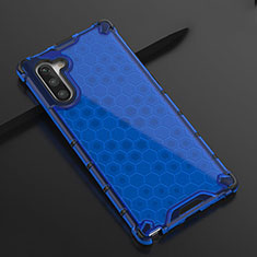 Ultra-thin Transparent TPU Soft Case Cover H01 for Samsung Galaxy Note 10 5G Blue