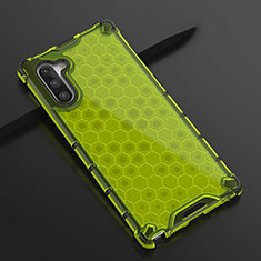 Ultra-thin Transparent TPU Soft Case Cover H01 for Samsung Galaxy Note 10 Green