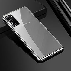 Ultra-thin Transparent TPU Soft Case Cover H01 for Samsung Galaxy Note 20 Ultra 5G Silver