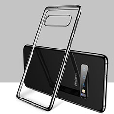 Ultra-thin Transparent TPU Soft Case Cover H01 for Samsung Galaxy S10 5G Black