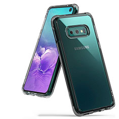 Ultra-thin Transparent TPU Soft Case Cover H01 for Samsung Galaxy S10e Gray