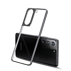 Ultra-thin Transparent TPU Soft Case Cover H01 for Samsung Galaxy S21 5G Black