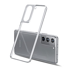 Ultra-thin Transparent TPU Soft Case Cover H01 for Samsung Galaxy S21 5G Silver