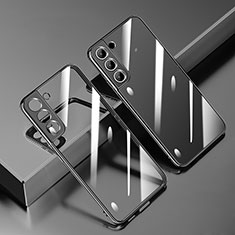 Ultra-thin Transparent TPU Soft Case Cover H01 for Samsung Galaxy S21 FE 5G Black