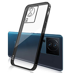 Ultra-thin Transparent TPU Soft Case Cover H01 for Vivo iQOO Neo7 5G Black