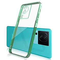 Ultra-thin Transparent TPU Soft Case Cover H01 for Vivo iQOO Neo7 5G Green
