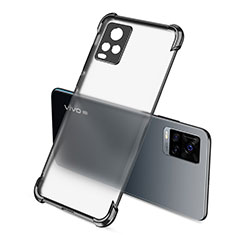 Ultra-thin Transparent TPU Soft Case Cover H01 for Vivo V20 Pro 5G Black