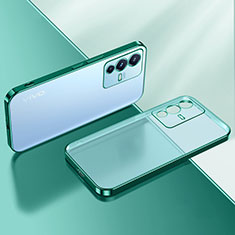 Ultra-thin Transparent TPU Soft Case Cover H01 for Vivo V23 5G Green