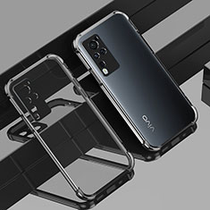 Ultra-thin Transparent TPU Soft Case Cover H01 for Vivo X60 Pro 5G Black