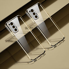 Ultra-thin Transparent TPU Soft Case Cover H01 for Vivo X70 5G Gold