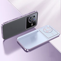 Ultra-thin Transparent TPU Soft Case Cover H01 for Vivo X80 5G Purple